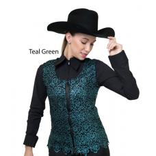 2 Tone Metallic Vest - V209970